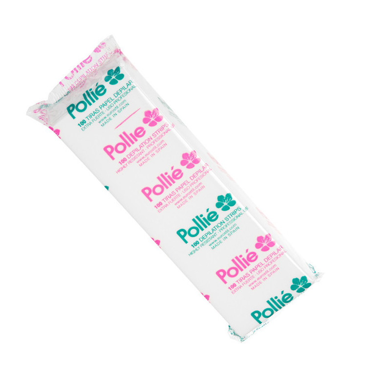 - POLLIE - Papel depilar extra fuerte 100 unidades