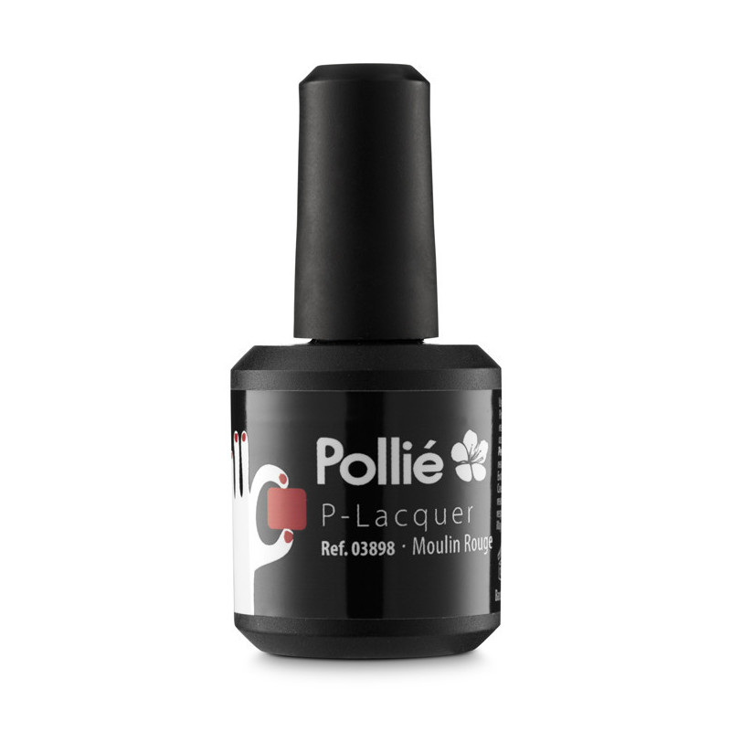 - POLLIE - Esmalte semi-permanente P-Laquer Moulin Rouge 15 ml