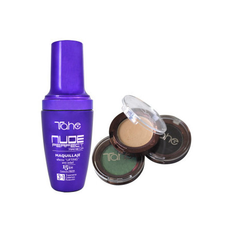 - TAHE - Maquillaje Nude Perfect nº40 40 ml + Sombra de Ojos de regalo