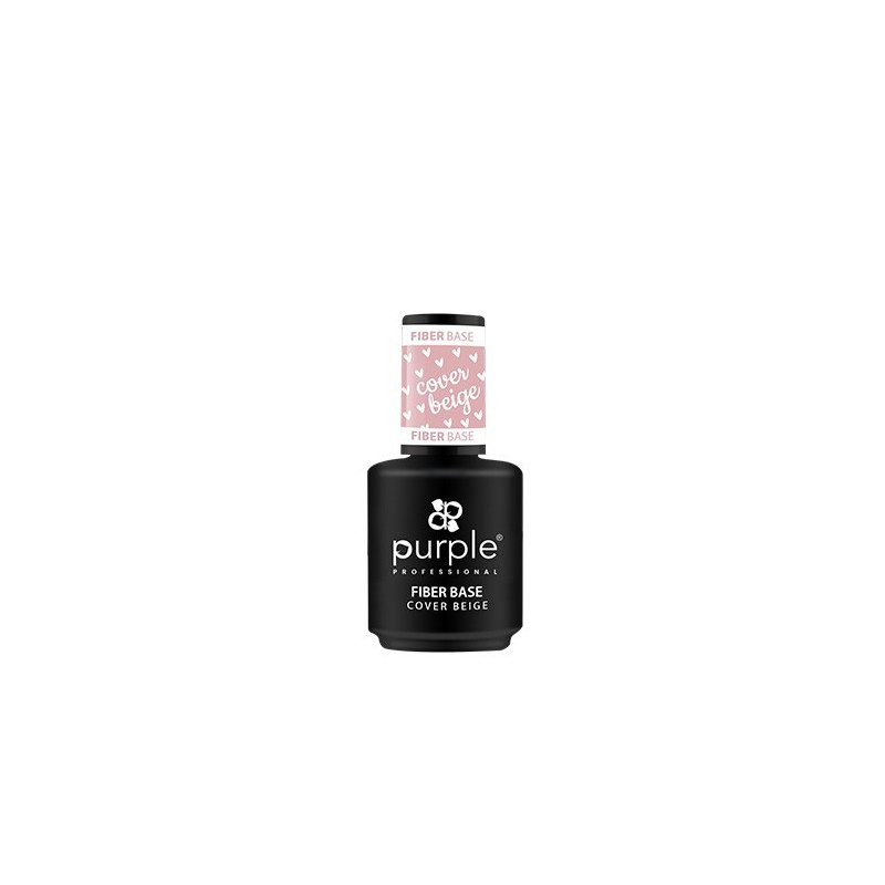 - PURPLE - Fiber Base COVER BEIGE 15 ml