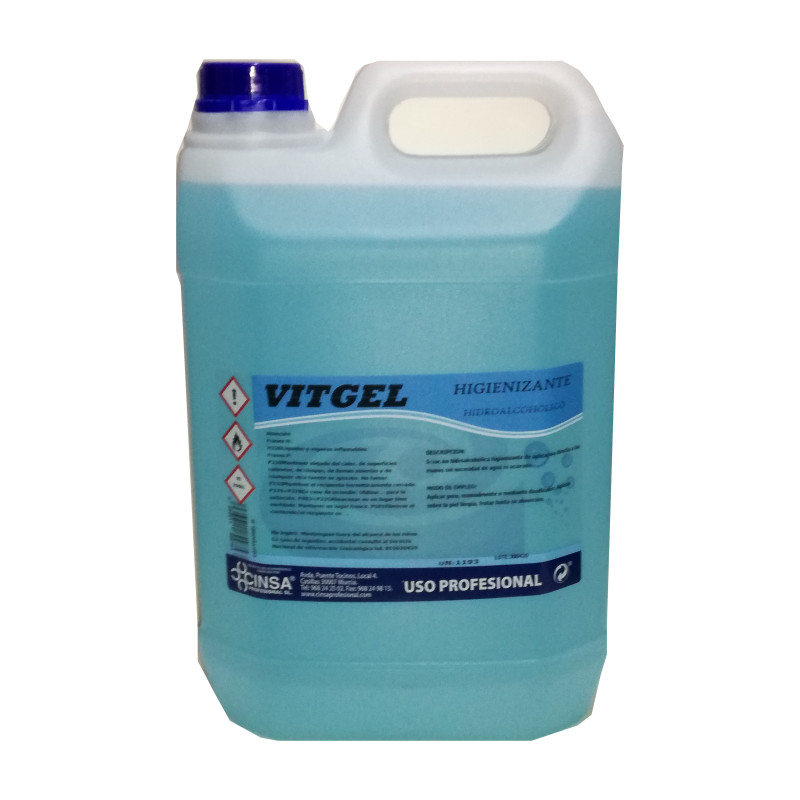 Gel Hidroalcoholico Sanitizante 5000 ml