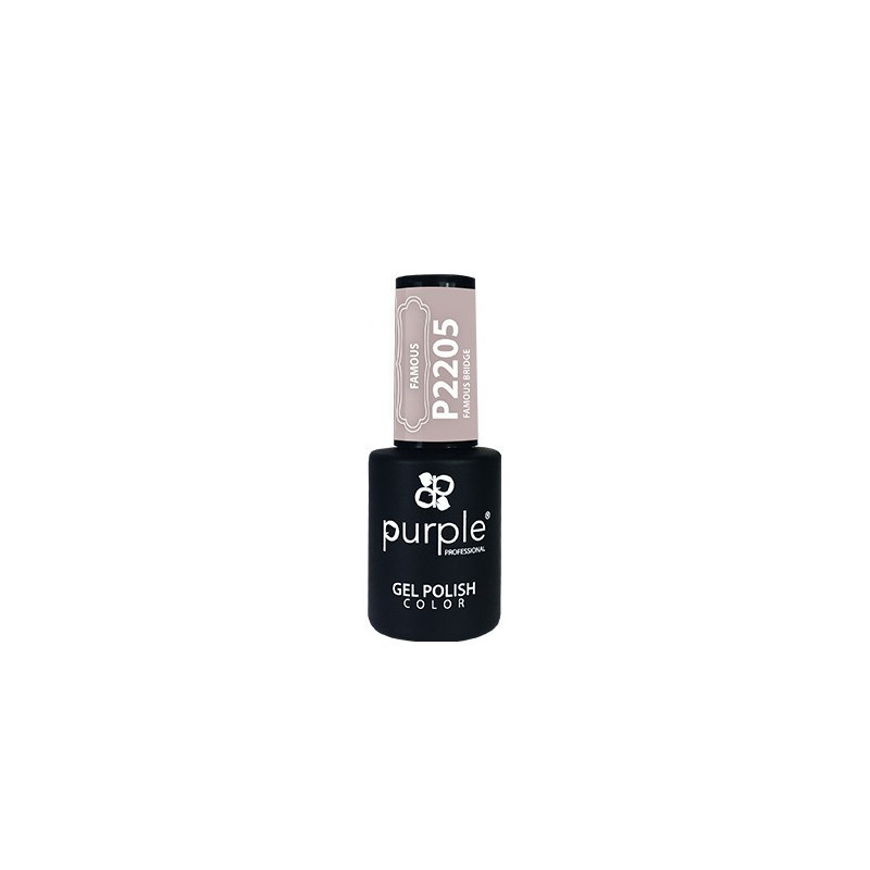 - PURPLE - Esmalte Permanente en Gel Famous Bridge P2205 10 ml