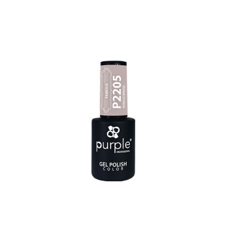- PURPLE - Esmalte Permanente en Gel Famous Bridge P2205 10 ml