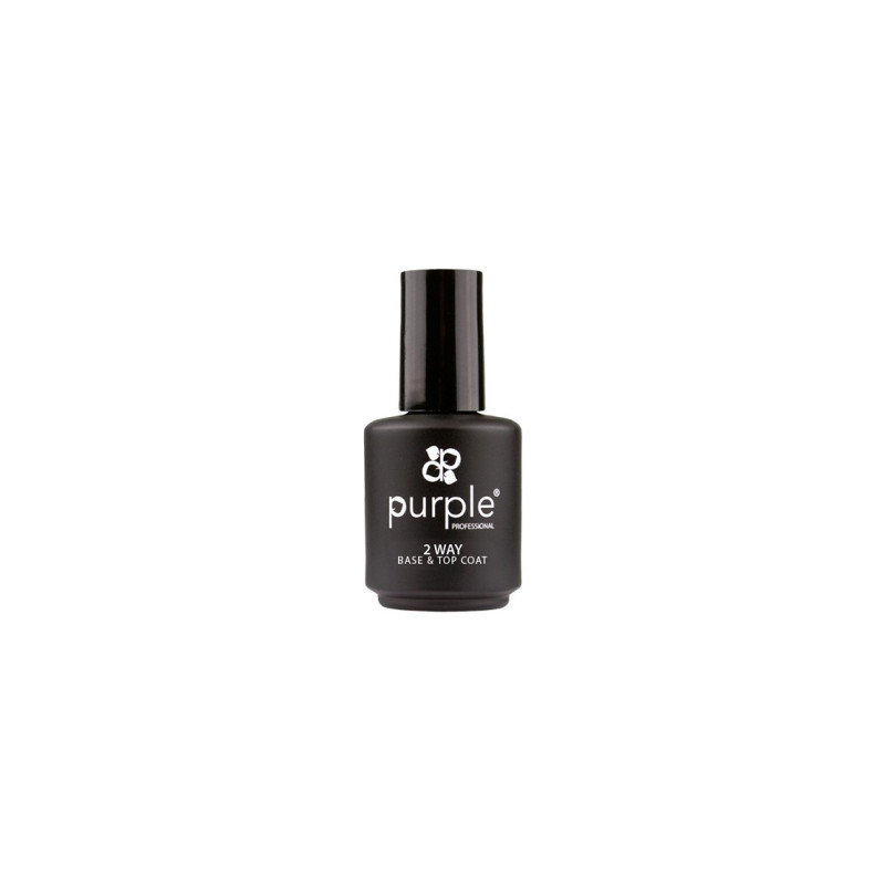 - PURPLE - Base y Top Coat 2 en 1 15 ml