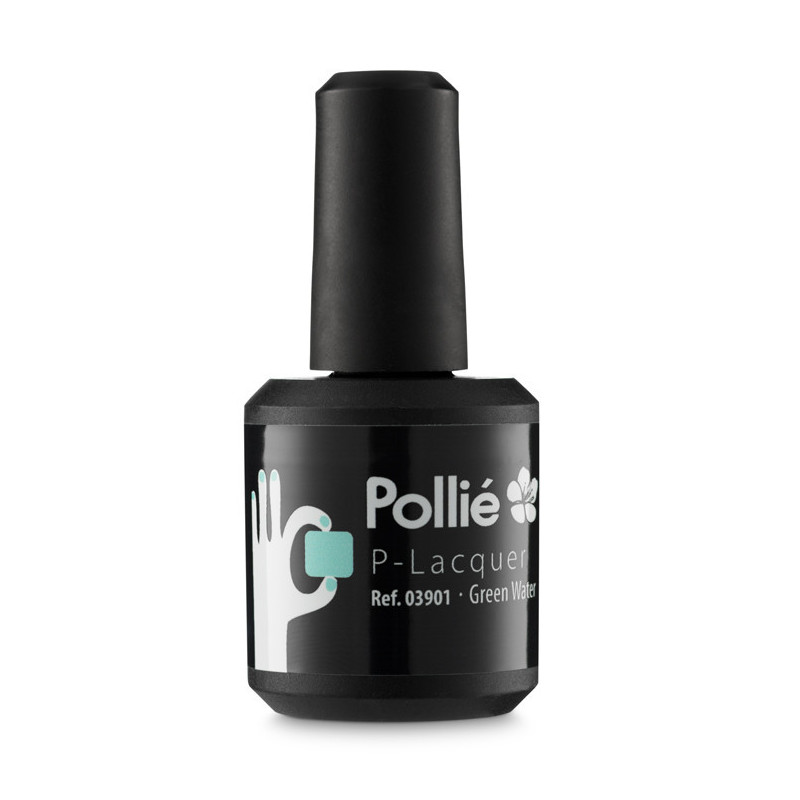 - POLLIE - Esmalte semi-permanente P-Laquer Green Water 15 ml
