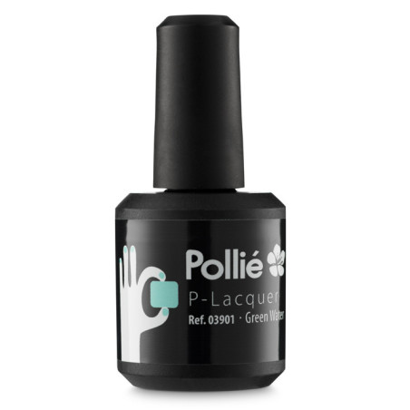 - POLLIE - Esmalte semi-permanente P-Laquer Green Water 15 ml