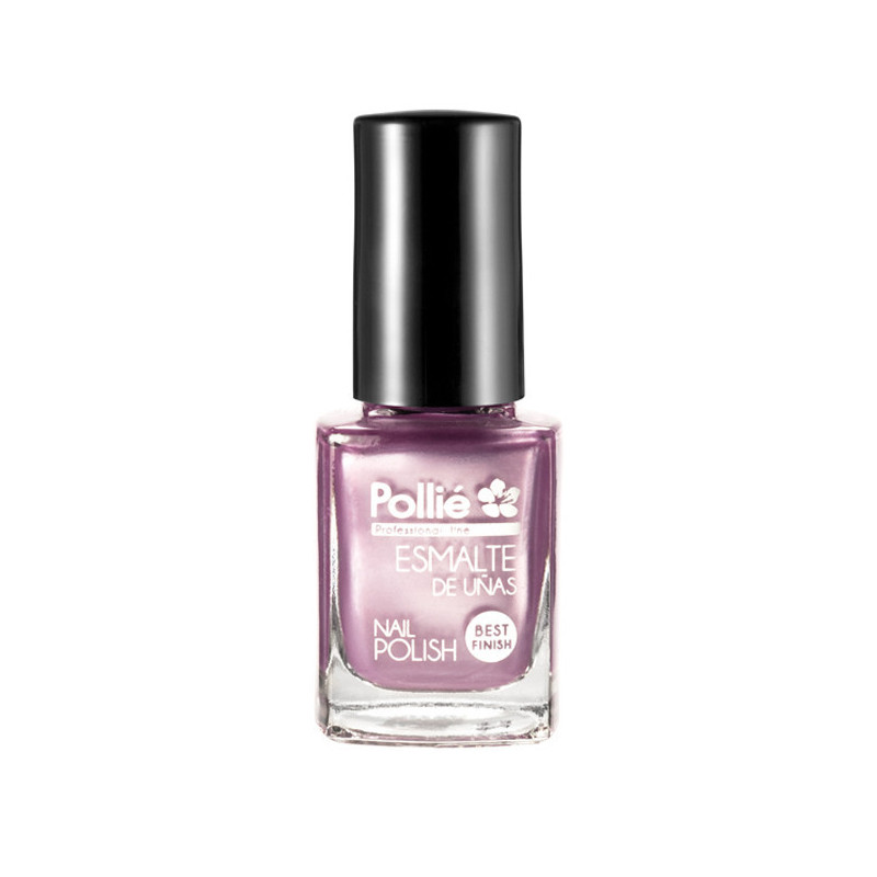 - POLLIE - Esmalte de uñas Lila Perlado 12 ml