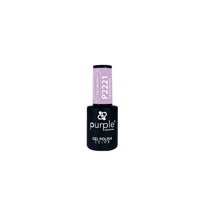 - PURPLE - Esmalte Permanente en Gel The Unicorn Poppy P2221 10 ml