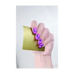 - POSTQUAM - Pegatinas Nail Art Vinil Silver Zebra