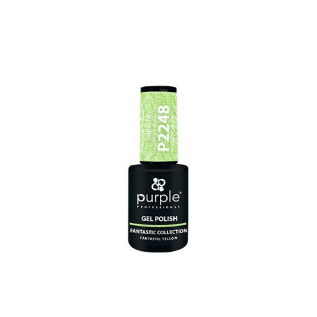 - PURPLE - Esmalte Permanente en Gel Fantastic Yellow P2248 10 ml
