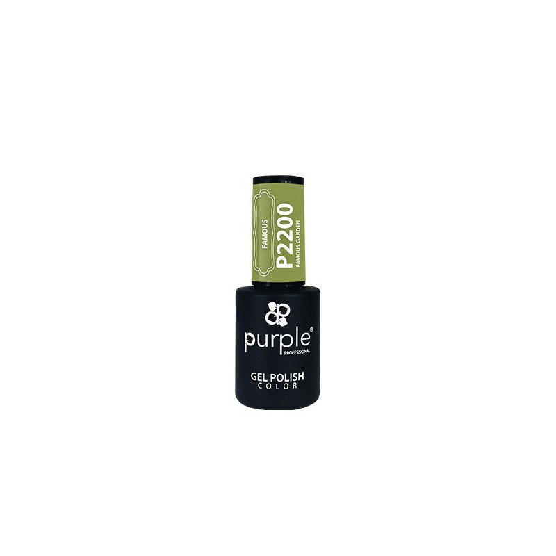 - PURPLE - Esmalte Permanente en Gel Famous Garden P2200 10 ml
