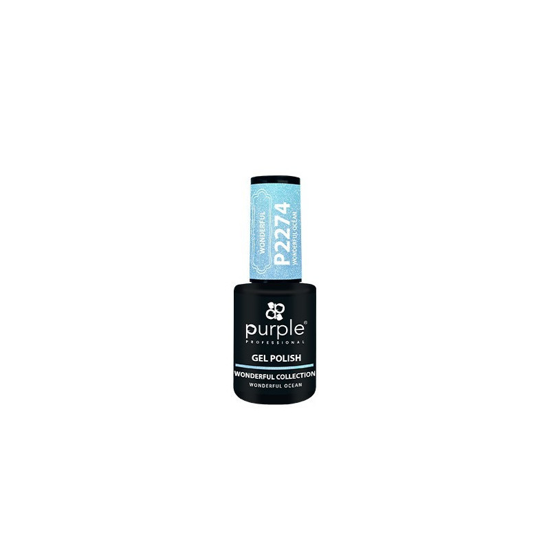 - PURPLE - Esmalte Permanente en Gel Wonderful Ocean P2274 10 ml