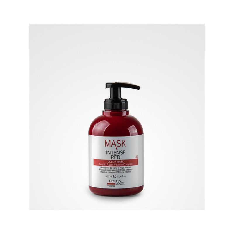 - DESIGN LOOK - Mascarilla de Color ROJO INTENSO 300 ml