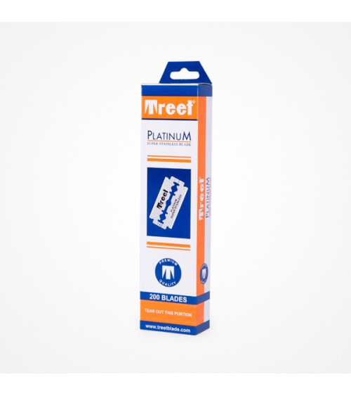 - TREET - Dispensador Cuchillas Desechables doble filo Platinium 200 unidades
