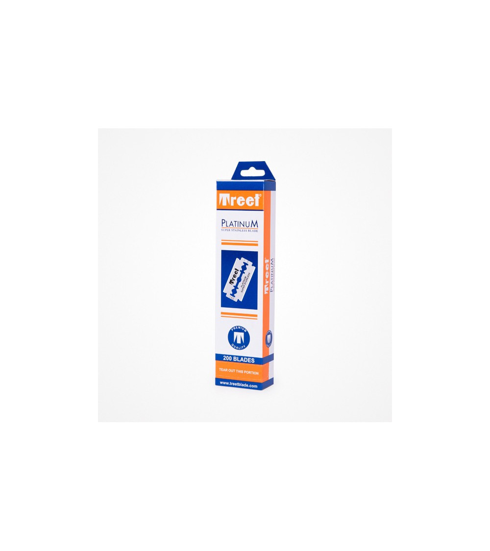 - TREET - Dispensador Cuchillas Desechables doble filo Platinium 200 unidades