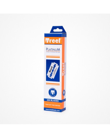 - TREET - Dispensador Cuchillas Desechables doble filo Platinium 200 unidades