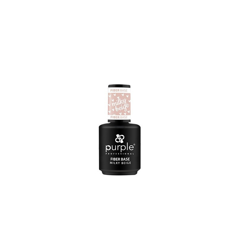 - PURPLE - Fiber Base MILKY BEIGE 15 ml