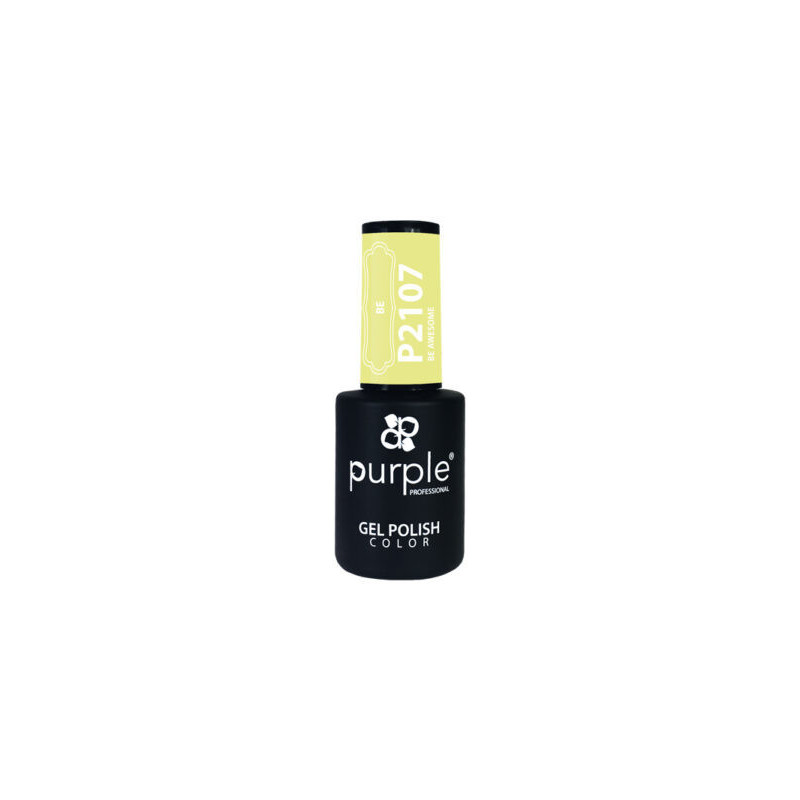 - PURPLE - Esmalte Permanente en Gel Be Awesome P2107 10 ml