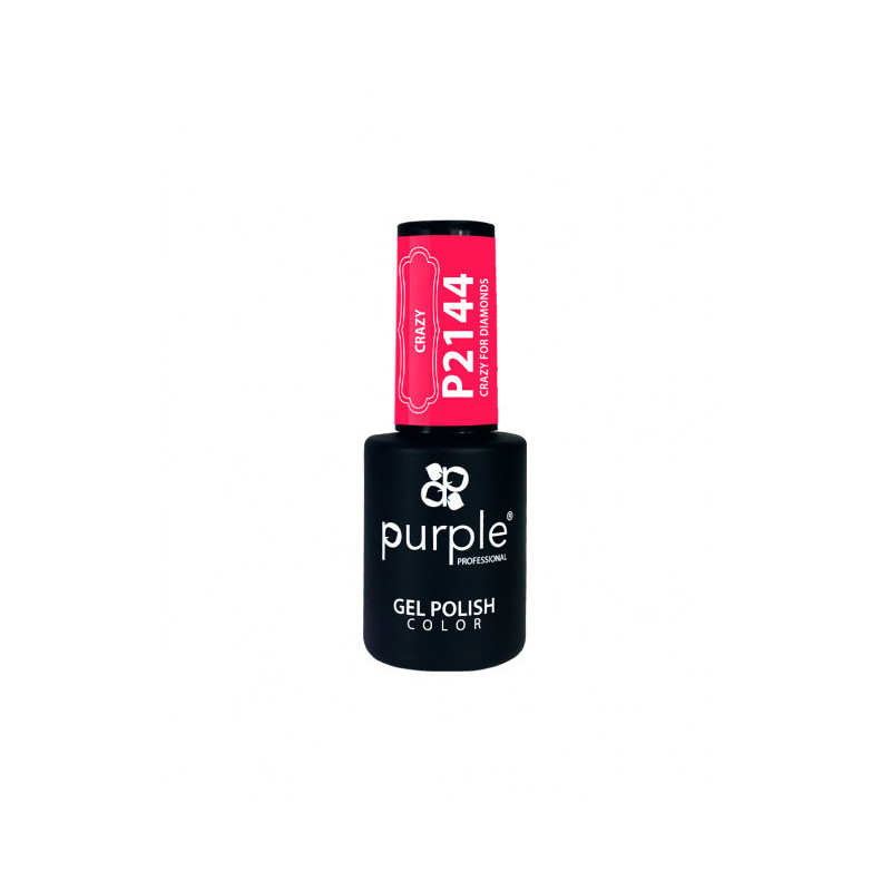 - PURPLE - Esmalte Permanente en Gel Crazy for Diamonds P2144 10 ml