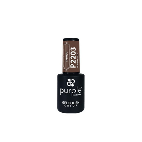 - PURPLE - Esmalte Permanente en Gel Famous Castle P2203 10 ml