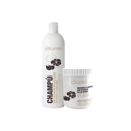 - TAHE - Pack Blumin Extracto de Ajo Negro (champú 1000 ml + mascarilla 700 ml)