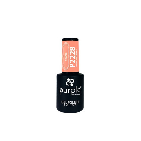 - PURPLE - Esmalte Permanente en Gel Travel To Bahamas P2228 10 ml