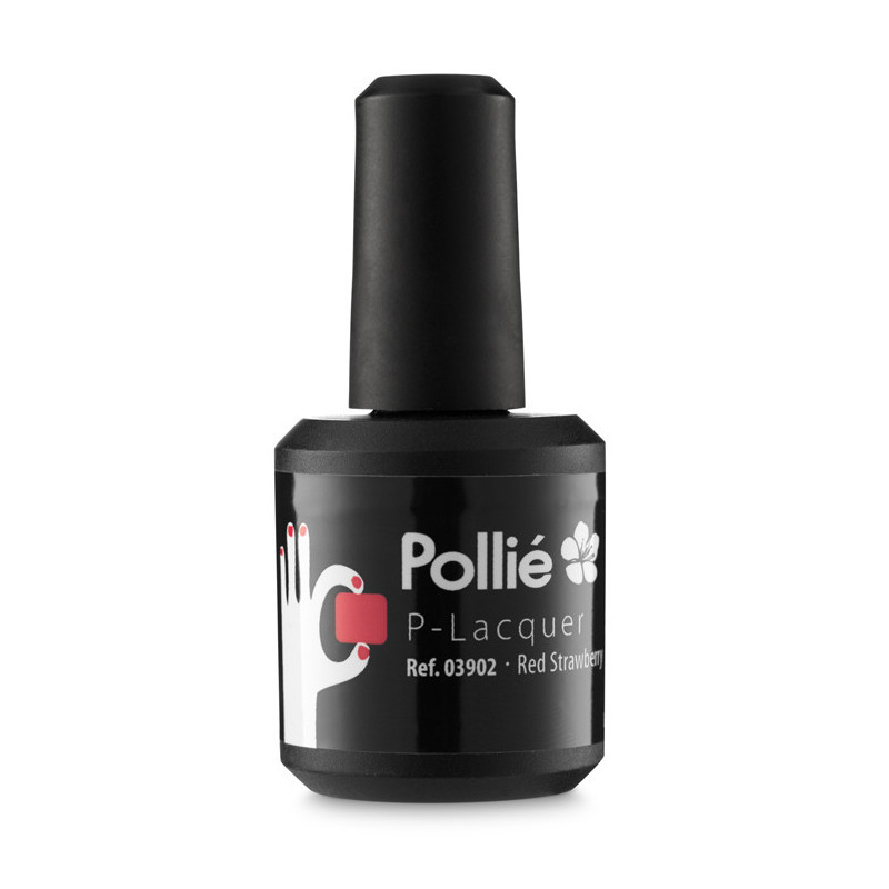 - POLLIE - Esmalte semi-permanente P-Laquer Red Strawberry 15 ml