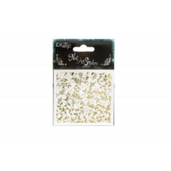 - POSTQUAM - Pegatinas Nail Art Stickers Gold Flowers