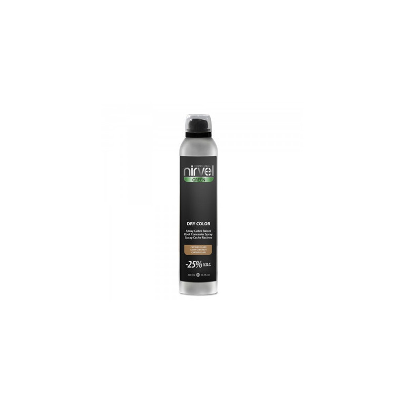 - NIRVEL - Spray Cubre Raíces CASTAÑO CLARO 300 ml