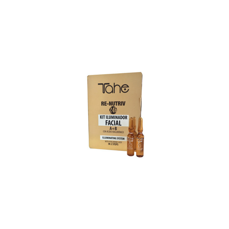- TAHE - Kit Iluminador Re-Nutriv con ácido hialurónico 2x2ml
