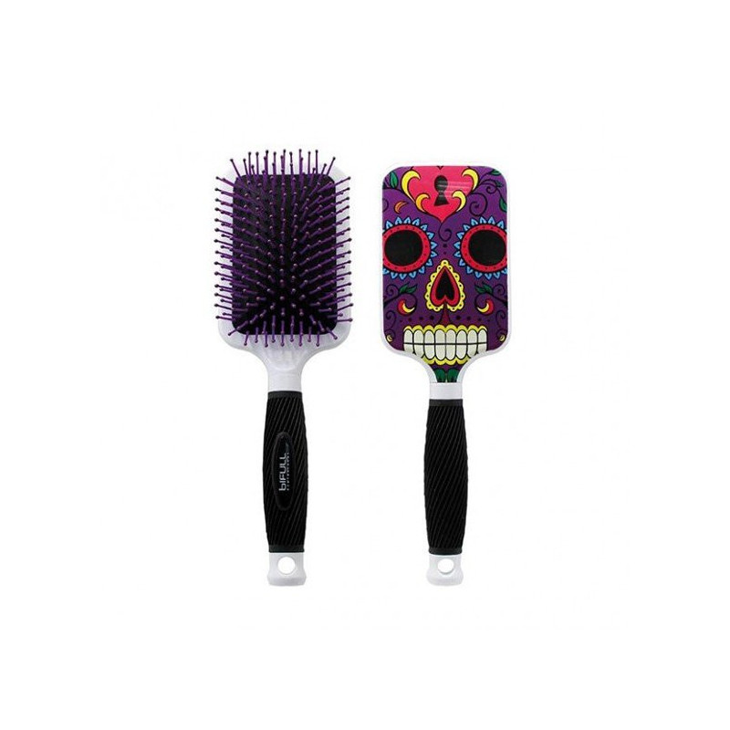 - BIFULL - Cepillo Raqueta Calavera VIOLETA