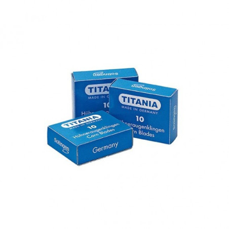 - TITANIA - Caja Cuchillas Cortacallos (Pack 10 cajitas)