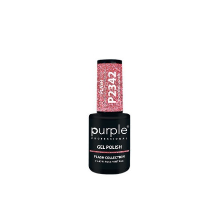 - PURPLE - Esmalte Permanente en Gel Flash Rose Vintage P2342 10 ml