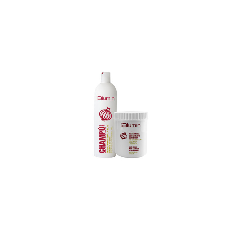 - TAHE - Pack Blumin extracto Cebolla Roja (champú 1000 ml + mascarilla 700 ml)