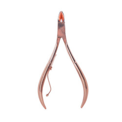 - BIFULL - Alicate Uñas Curvado Punta Fina 10.4 cm pico 15 mm PINK BRONZE
