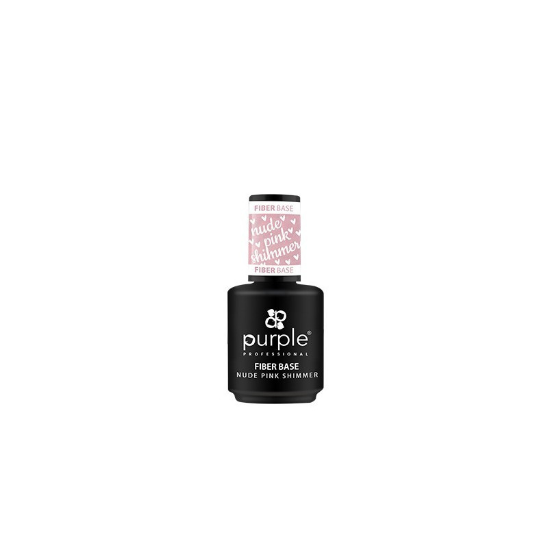 - PURPLE - Fiber Base NUDE PINK SHIMMER 15 ml