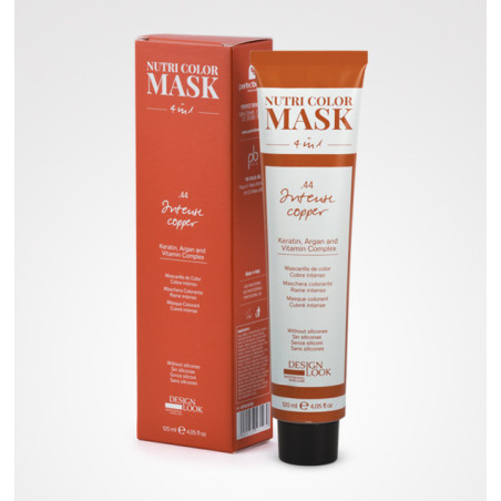 - DESIGN LOOK - Mascarilla de Color 4 en 1 ROJO INTENSO .66 120 ml