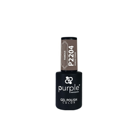 - PURPLE - Esmalte Permanente en Gel Famous Tower P2204 10 ml
