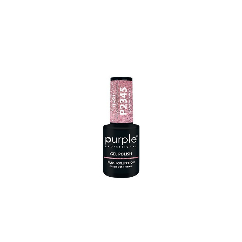 - PURPLE - Esmalte Permanente en Gel Flash Dust Pinkie P2345 10 ml