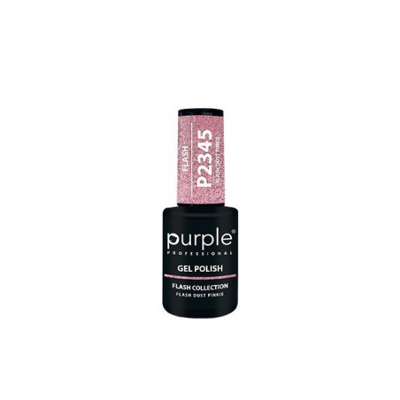 - PURPLE - Esmalte Permanente en Gel Flash Dust Pinkie P2345 10 ml