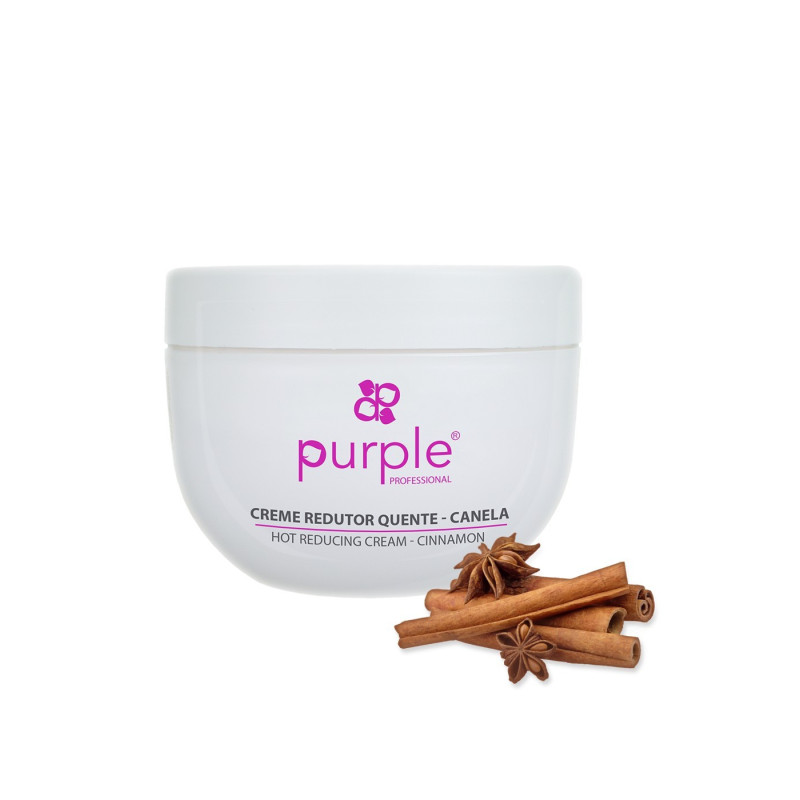 - PURPLE - Crema Reductora Efecto Calor CANELA 500 ml