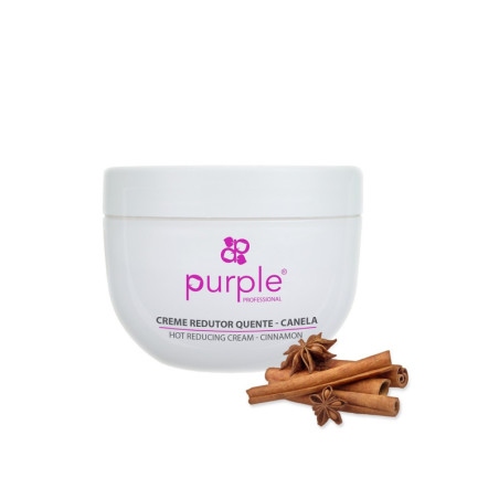 - PURPLE - Crema Reductora Efecto Calor CANELA 500 ml