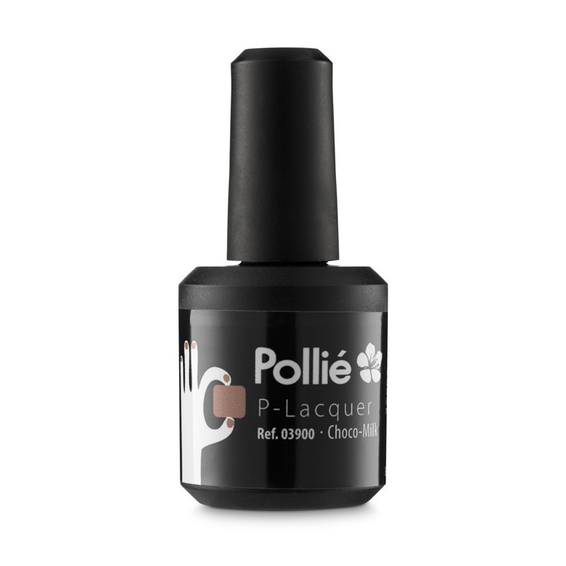 - POLLIE - Esmalte semi-permanente P-Laquer Milk Chocolate 15 ml