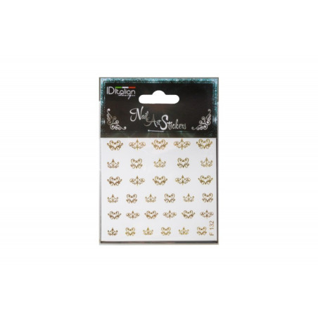 - POSTQUAM - Pegatinas Nail Art Stickers Gold Filigree