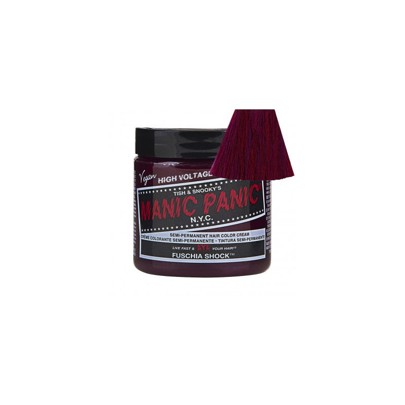 - MANIC PANIC - Tinte semipermanente fantasia Fuschia Shock 118 ml