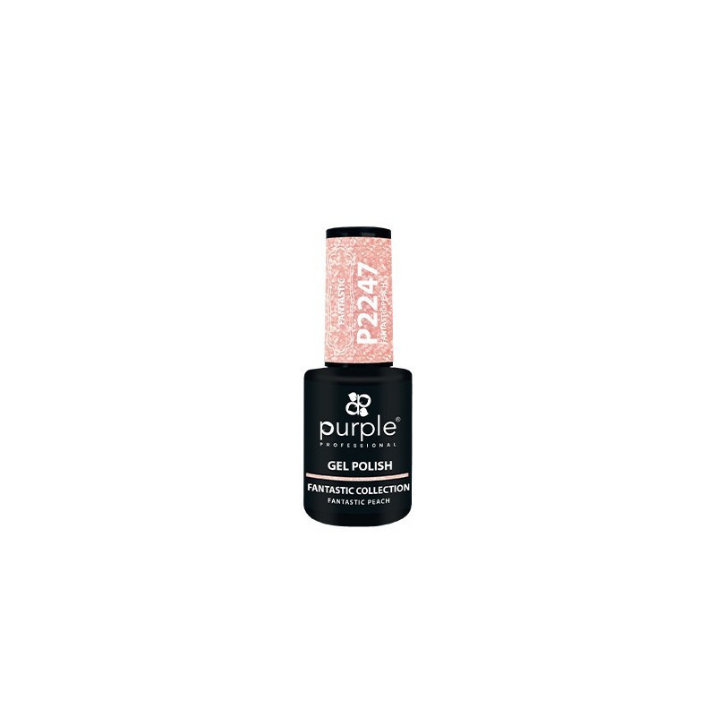 - PURPLE - Esmalte Permanente en Gel Fantastic Peach P2247 10 ml