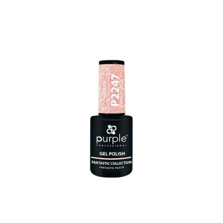- PURPLE - Esmalte Permanente en Gel Fantastic Peach P2247 10 ml