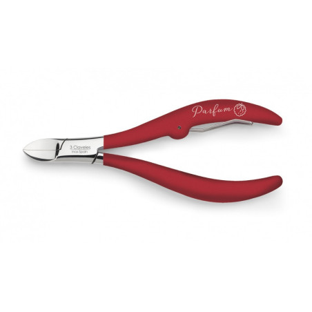 - 3 CLAVELES - Alicates Cutícula Punta Fina 10 cm con pico 4 mm