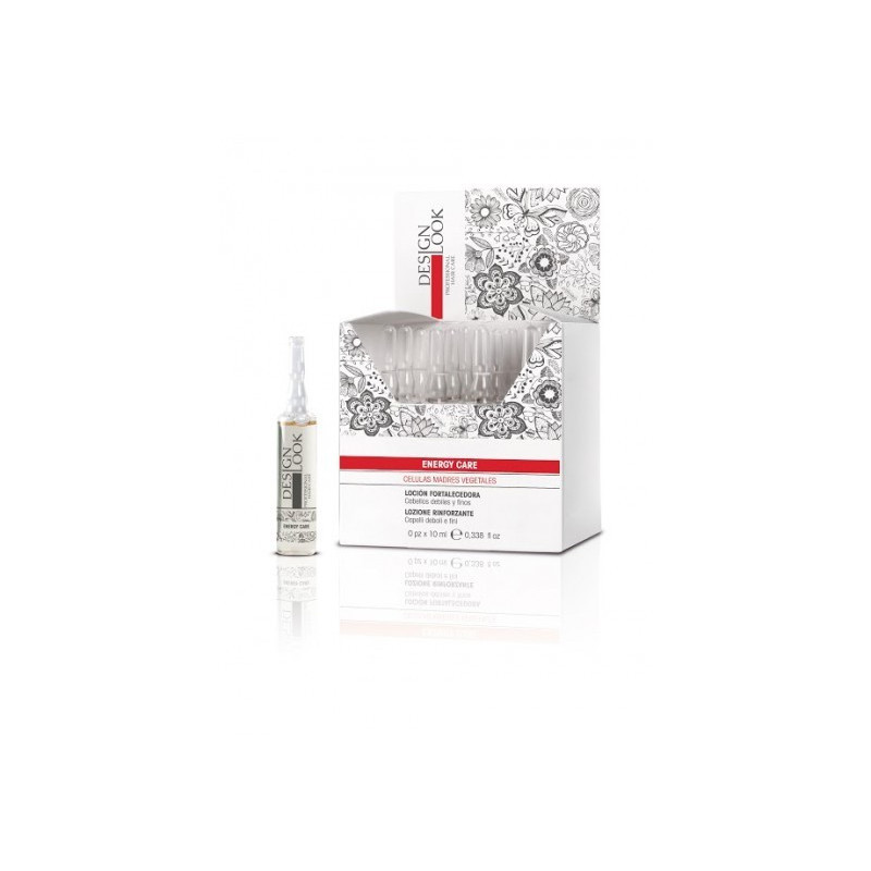 - DESIGN LOOK - Loción Fortalecedora CAÍDA Gotas Células Madre Vegetales 24 x 10 ml