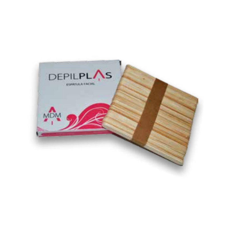 - MDM - Espátula FACIAL de Madera (caja 100 unidades)
